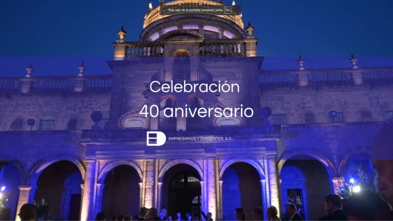 Celebracion 40 aniversario empresarios y dirigentes